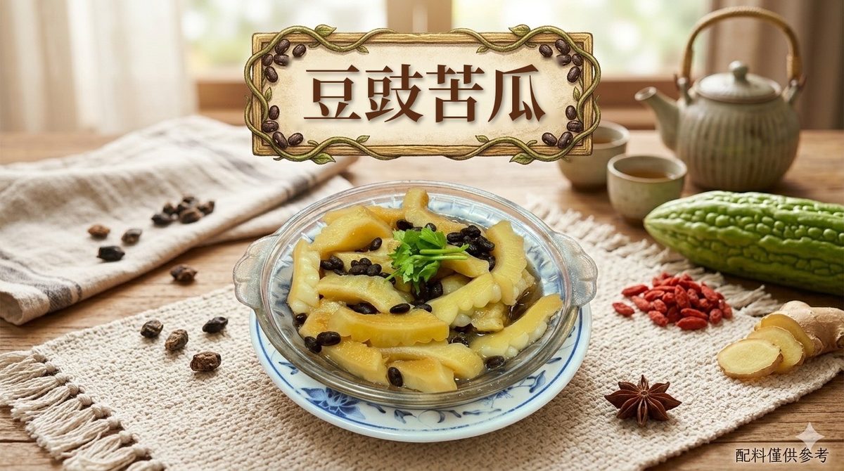 豆豉苦瓜－中平素食之家｜中壢素食餐廳