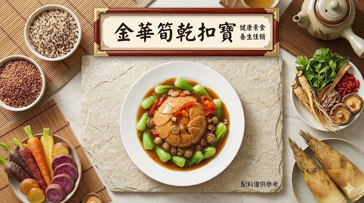 金華筍乾扣寶－中平素食之家｜中壢素食餐廳
