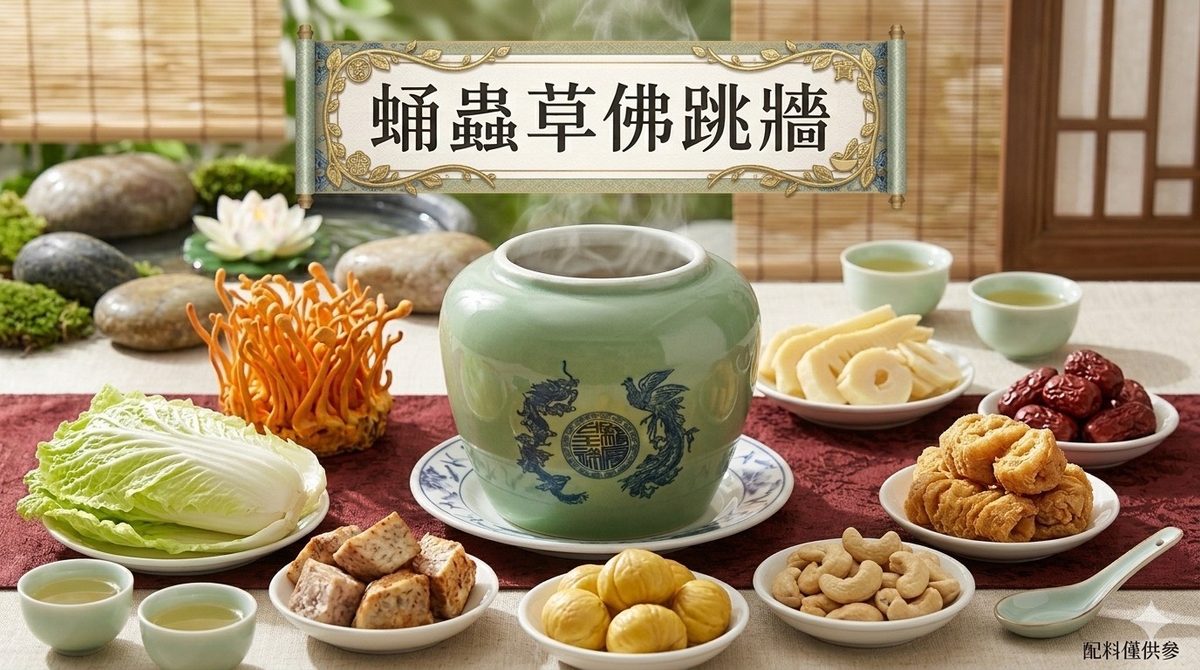 蟲草佛跳牆－中平素食之家｜中壢素食餐廳