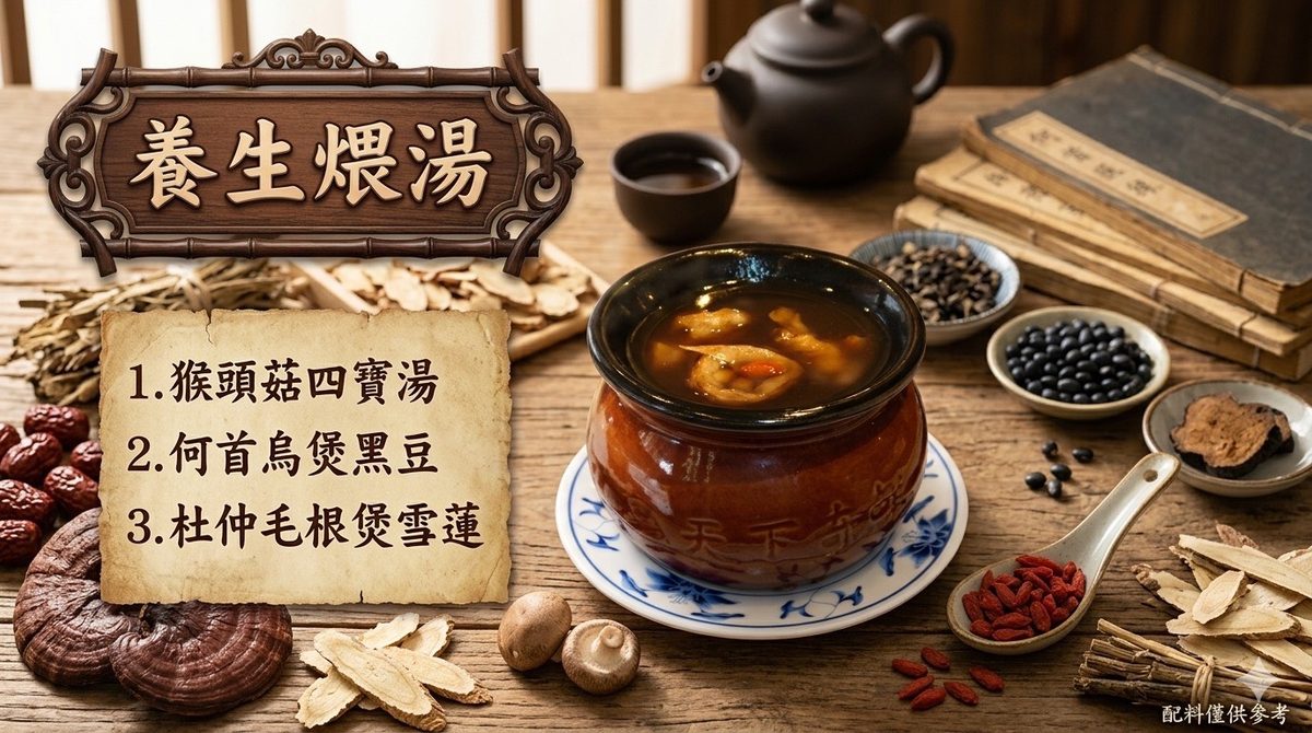 猴菇四寶湯－中平素食之家宴席菜｜中壢素食