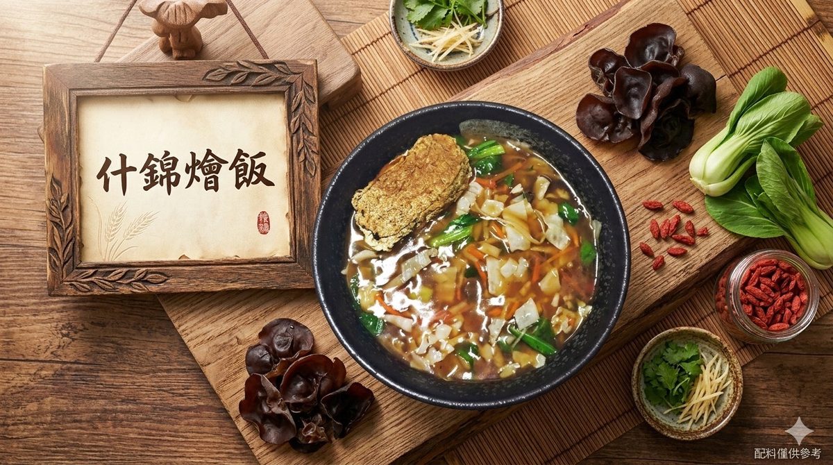 什錦燴飯－中平素食之家｜中壢素食餐廳