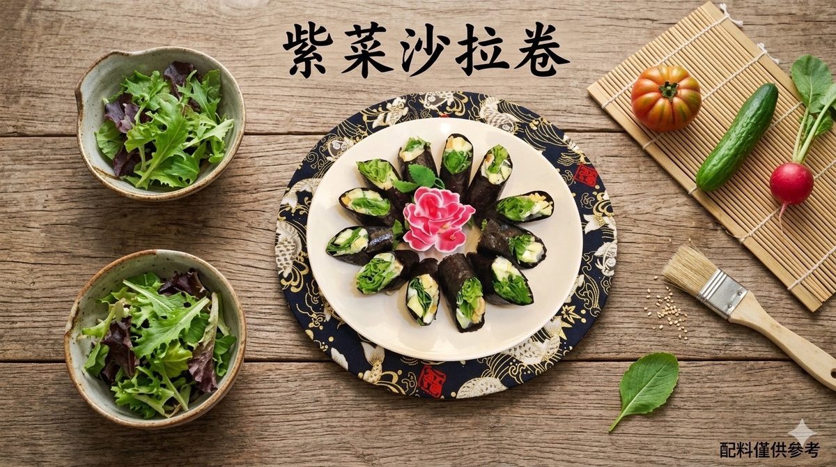 紫菜沙拉卷・中平素食之家